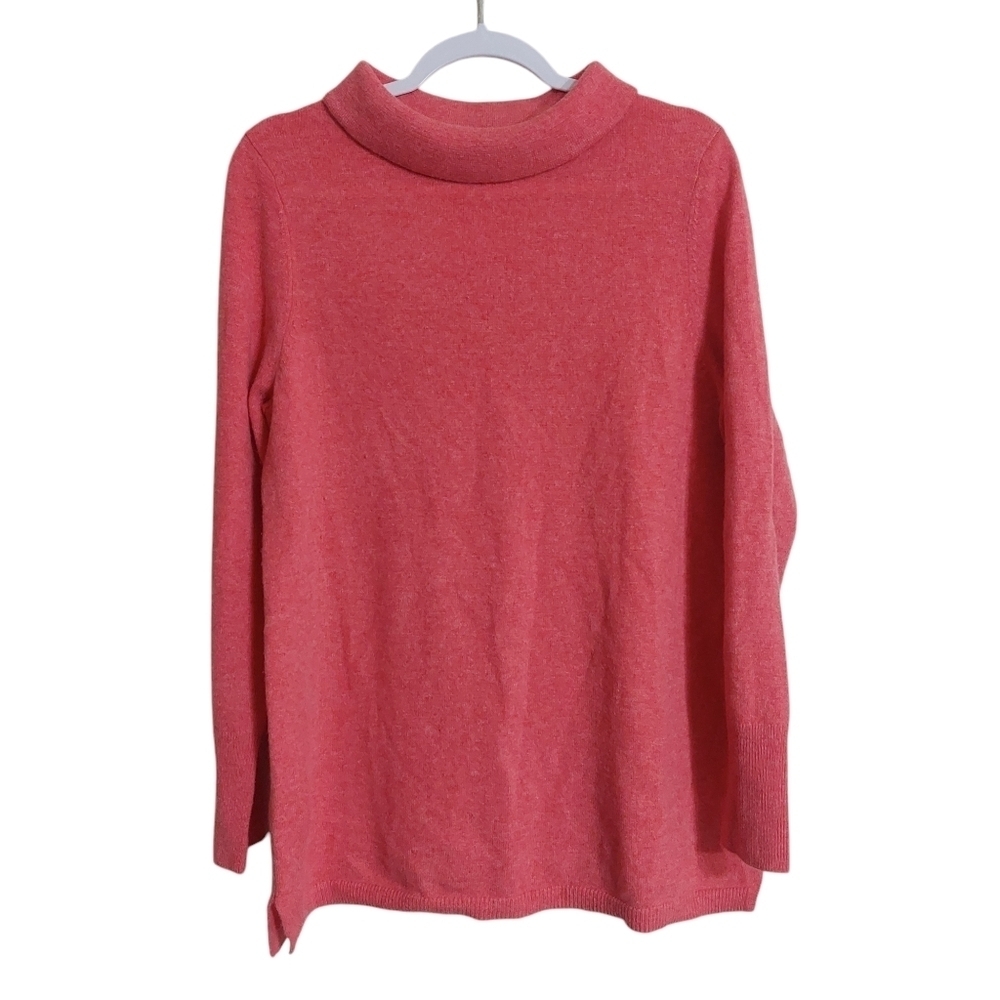 Talbots Long Sleeve Cozy Red Turtleneck Sweater- size L
